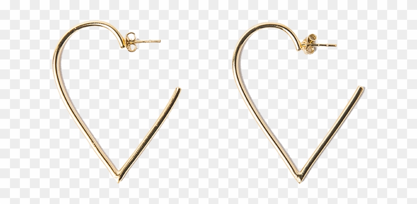 Imagen De Broken Broken Heart Hoop Earrings - Earrings #1076949