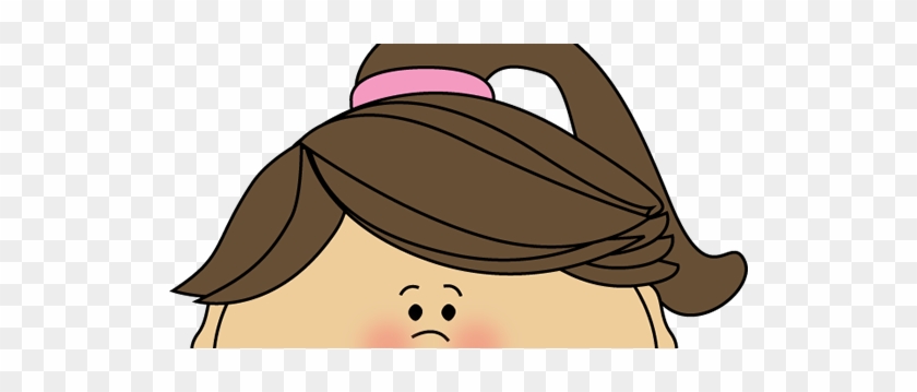 Sad Face Girl Clipart #1077007