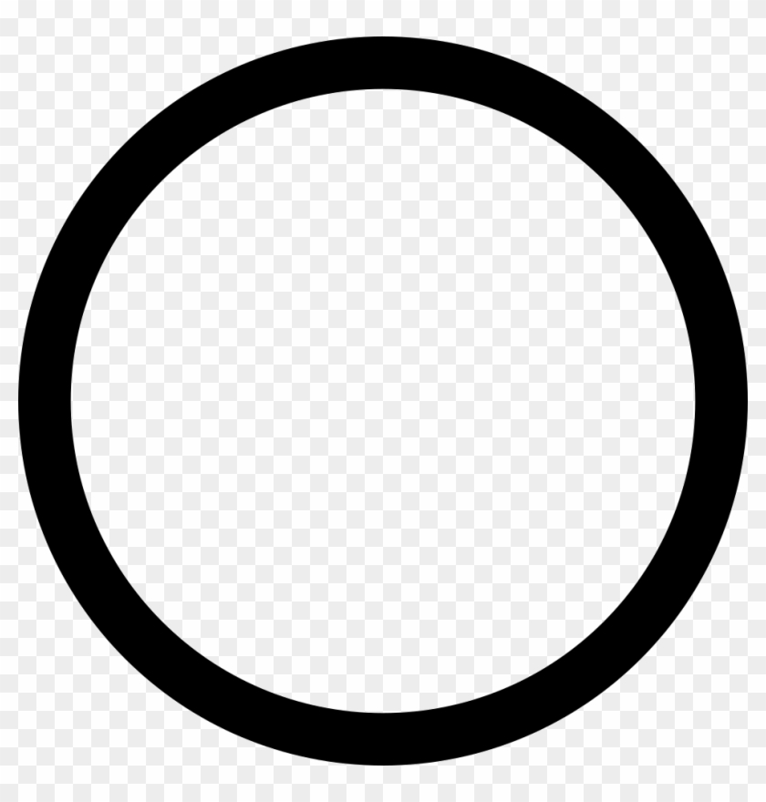 Png File - Outline Of Shape Circle #1077063