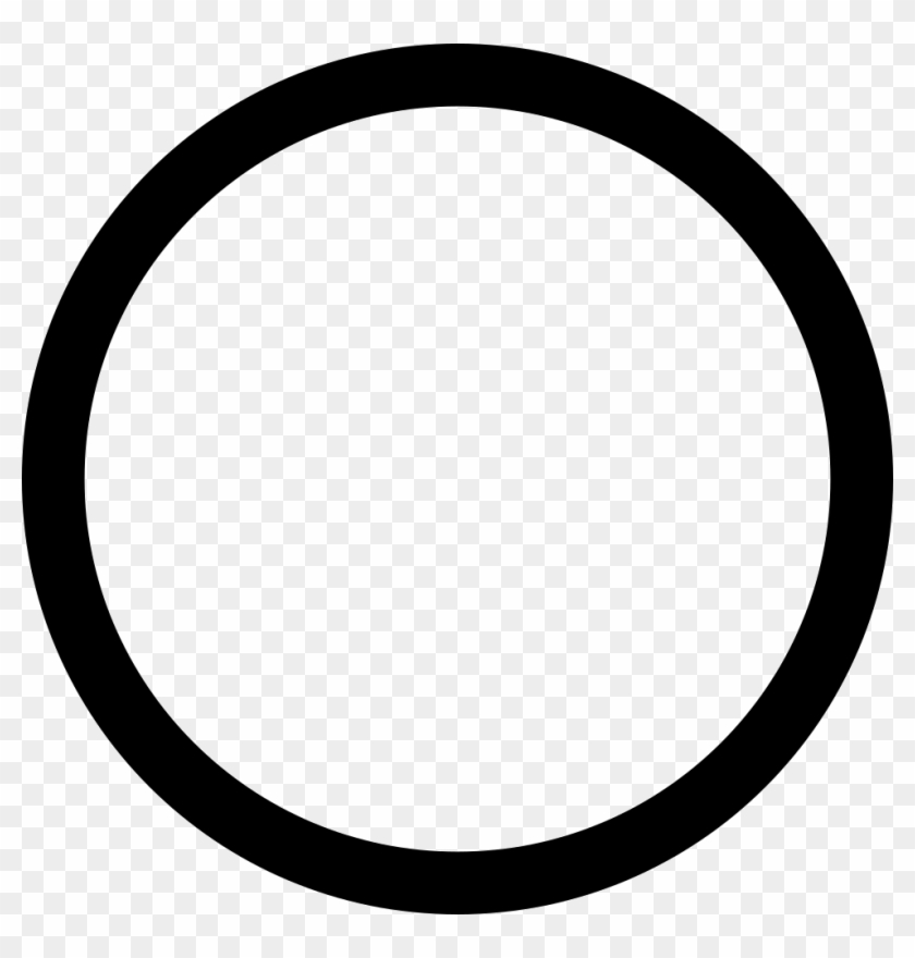 Png File - Outline Of Shape Circle #1077063