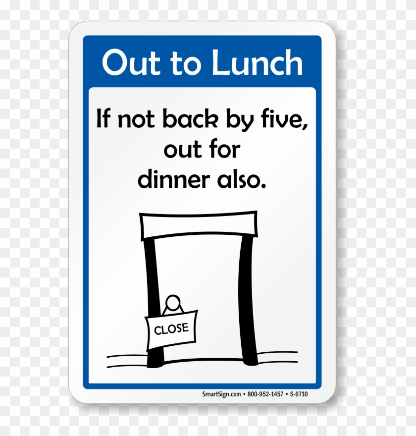 Office Closed For Lunch Sign - International Wheelchair Day 2015 #1077095