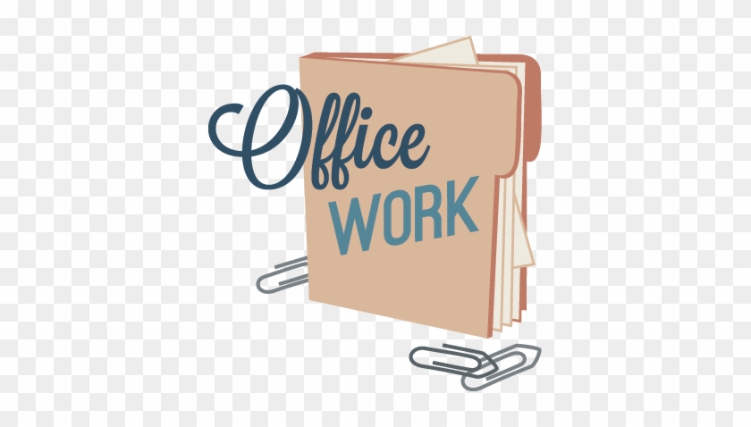 Office Work Icon Sticker - Clipt Art Office Work Png #1077097