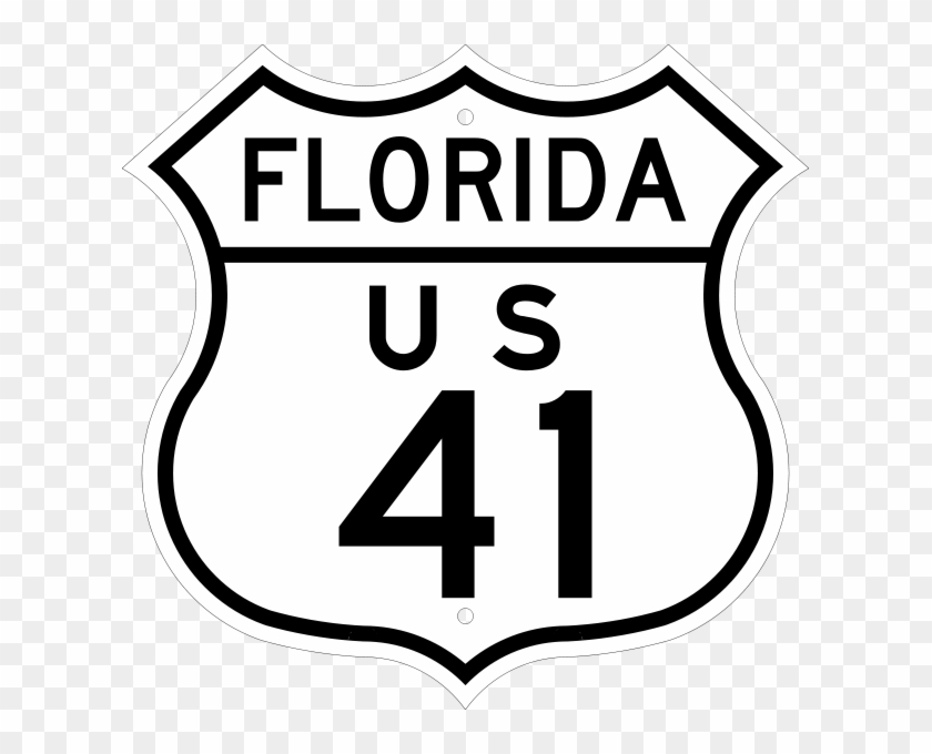 Us 41 Florida - Florida Us 41 Sign #1077151