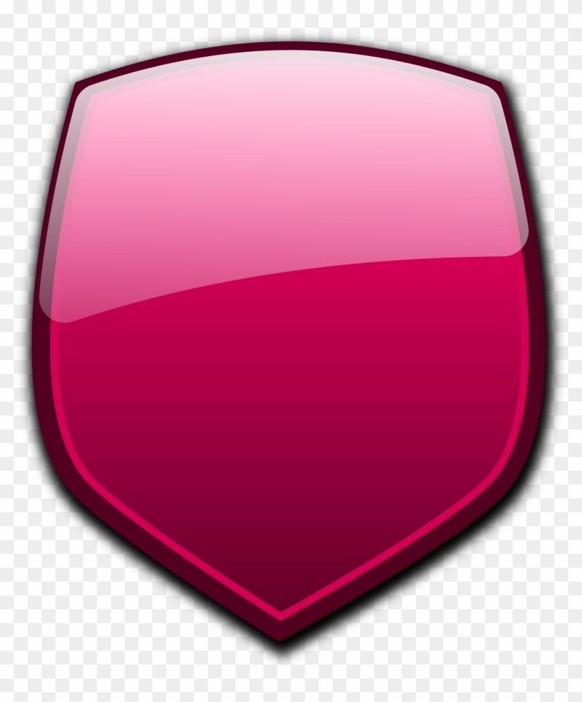 Shield Clipart Glossy - 3d Shield Png #1077198