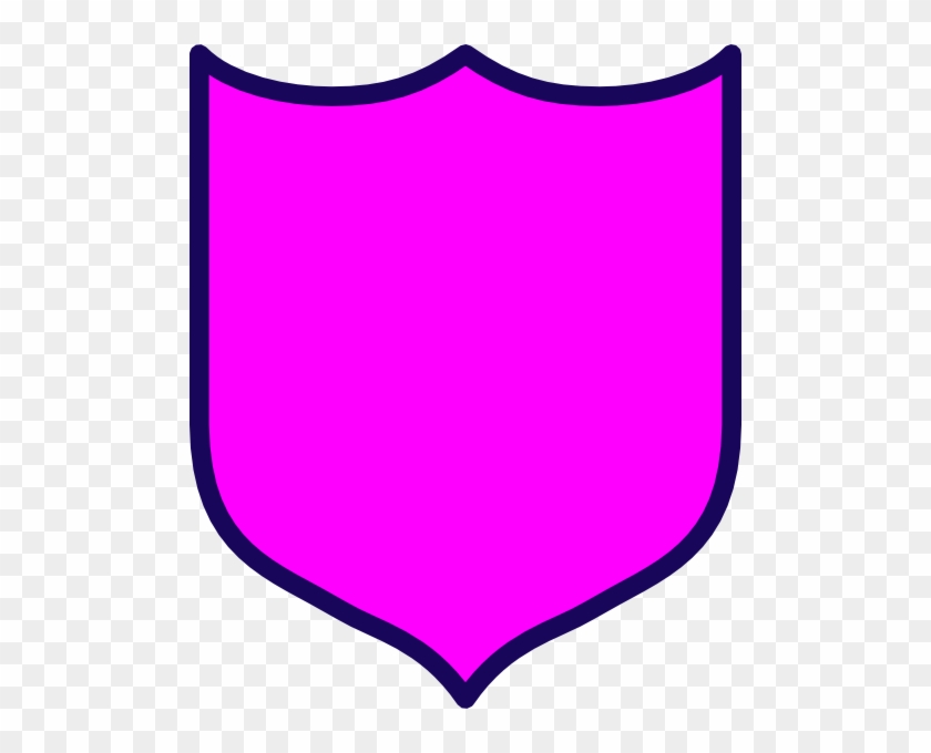 Shield Clipart Pink - Pink Shield Clip Art #1077240