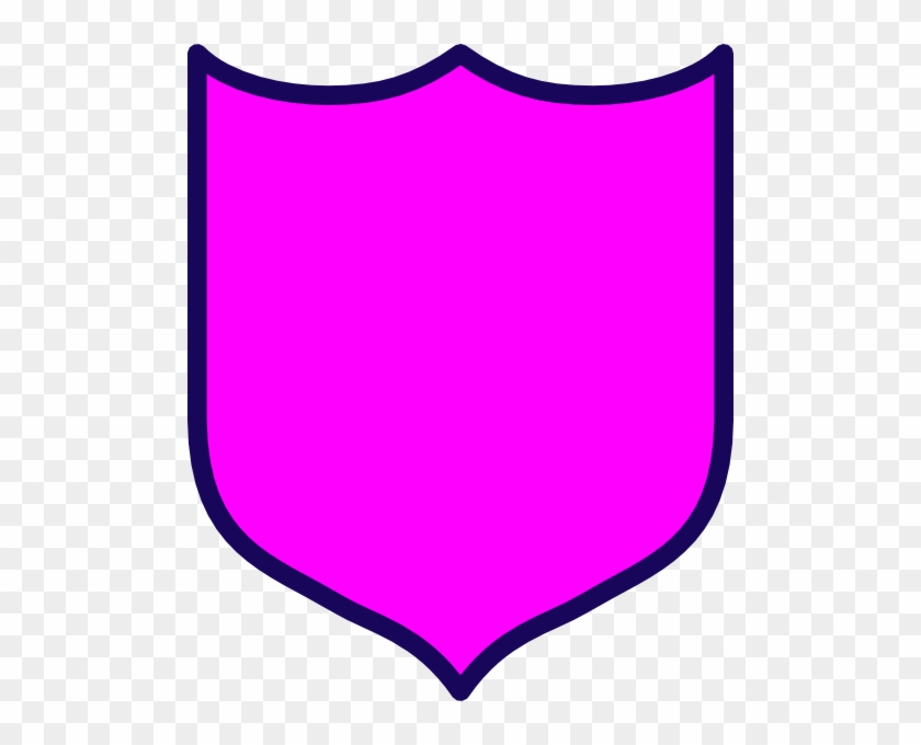 Shield Clipart Pink - Pink Shield Clip Art #1077240