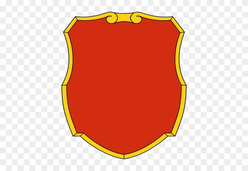 Red Shield - Shield Png Red #1077256