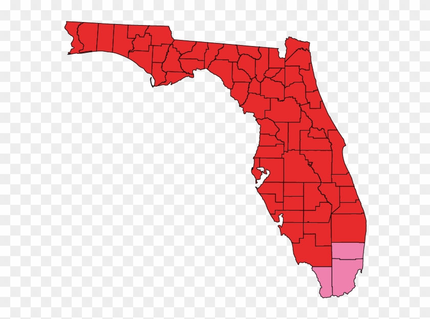 Florida Climate Zones - Florida Election Results By County #1077270