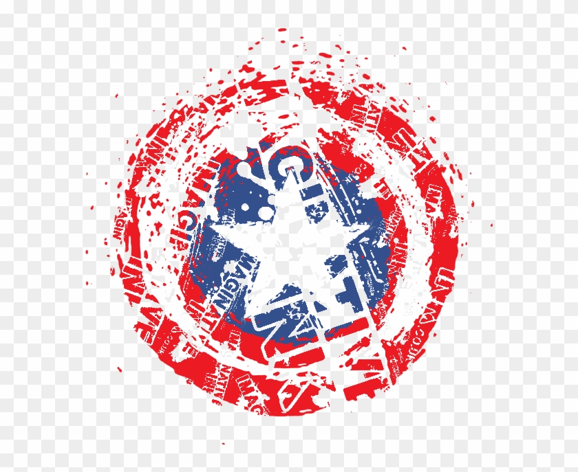 Super Soldier Captain America's Shield Logo - Logo Capitan America Png #1077460
