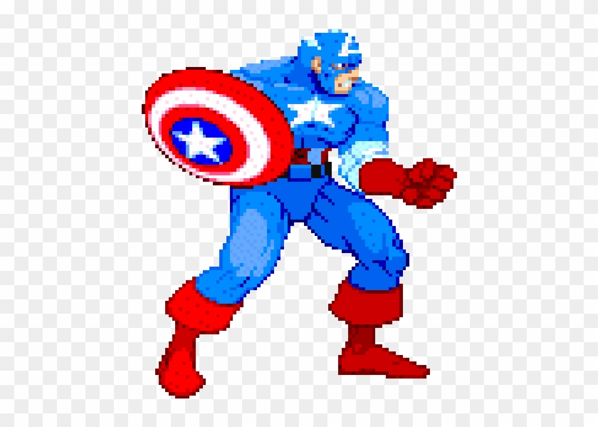 Death Battle Captain America - Marvel Vs Capcom 2 Captain America - Free  Transparent PNG Clipart Images Download
