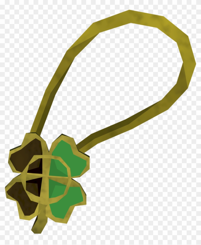 The Shiny Two-leaf Clover Necklace Is A Prize From - Four-leaf Clover #1077553