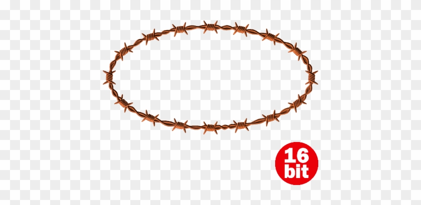 Exelent Barbed Wire Clip Art Border Ornament - Barbed Wire #1077594