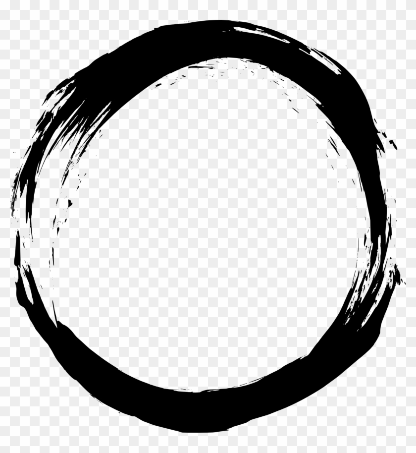 Free Download - Circle Border Black Png #1077598