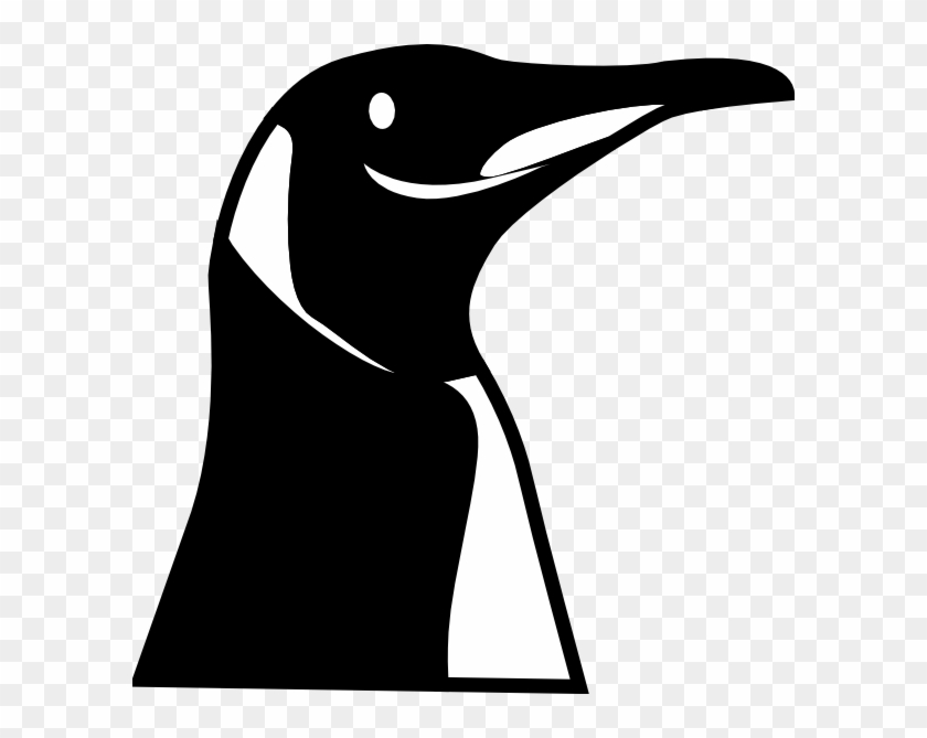 Penguin Clipart Silhouette - Penguin Head Clip Art #1077652