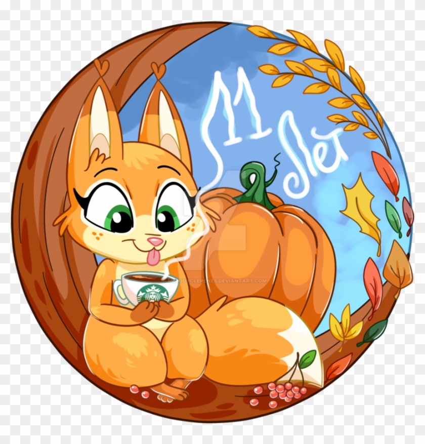 Autumn And Coffee By Melodyclerenes - Drawing #1077763