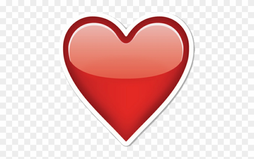 9 - Red Heart Emoji Png #1077766