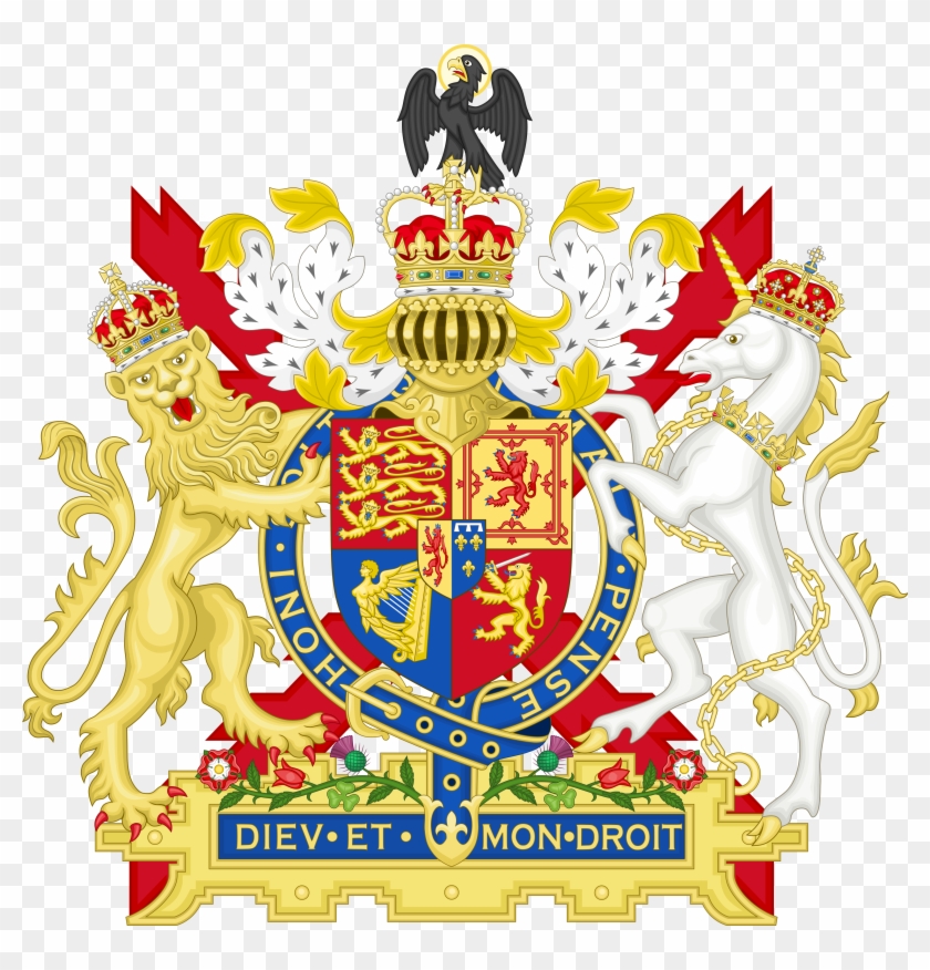 Coat Of Arms Of The United Kingdom By Houseofhesse - Uk Coat Of Arms #1077964