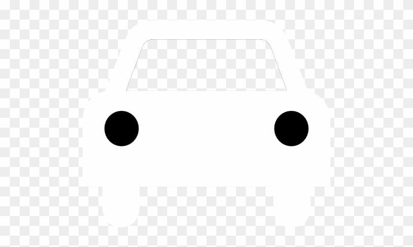Simple Black Car2 Hi - Car Icon Vector White #1077977