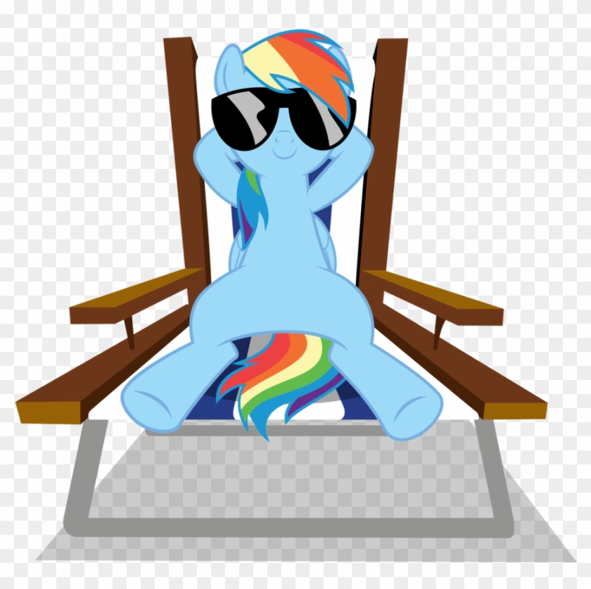 Rainbow Dash Chillaxing By Twls7551 - Rainbow Dash #1078049