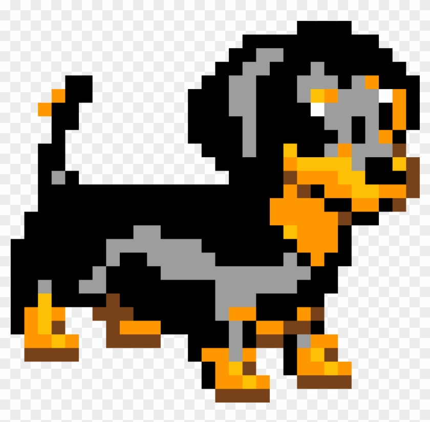 The Wiener Doggy By Sparkyiscool27 - Dachshund Perler Beads #1078185