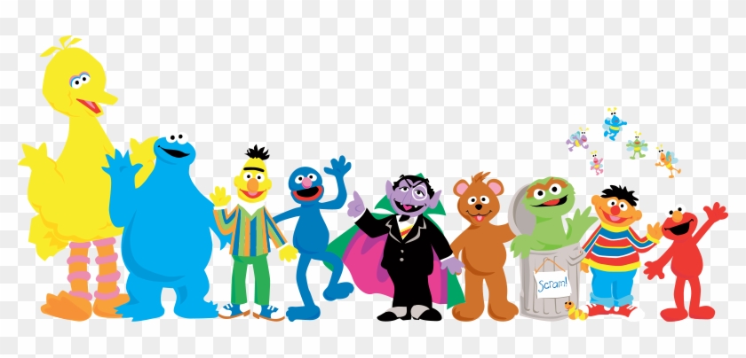 Sesame Street Characters Png Transparent Sesame Street - Sesame Street Characters Animation #1078213