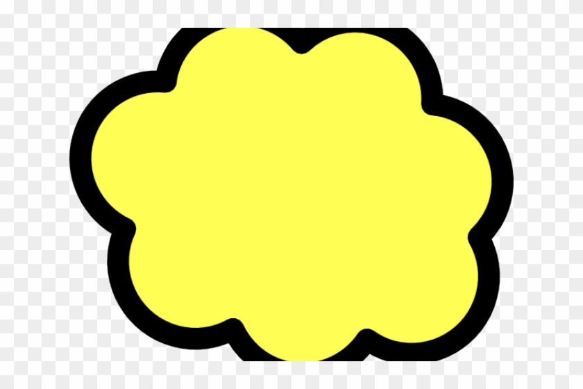 Red Cloud Clipart Yellow - Internet #1078260