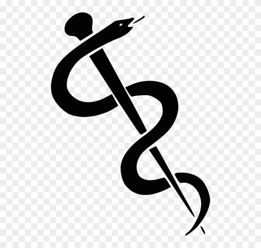 Rod Of Asclepius - Rod Of Asclepius Vector #1078332