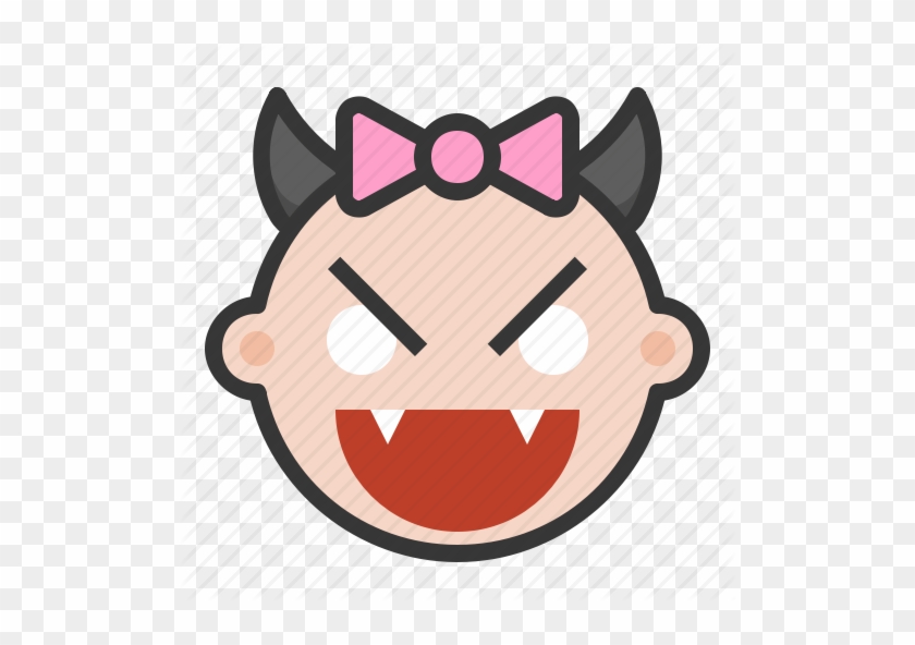 Evil Clipart Baby Devil - Baby Sick Icon Png #1078338