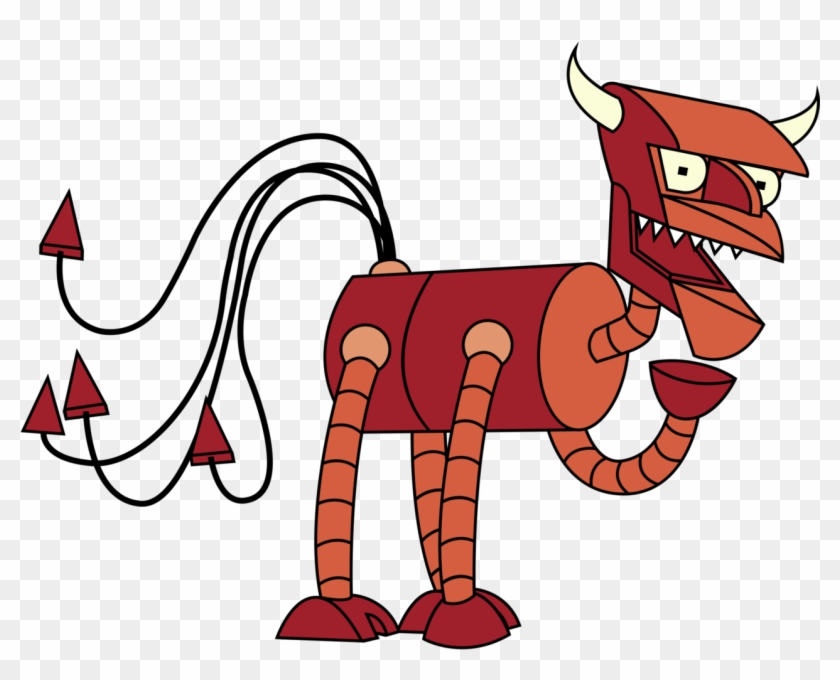 Ddhyuugaman, Futurama, Ponified, Robot Devil, Safe - Cartoon #1078343