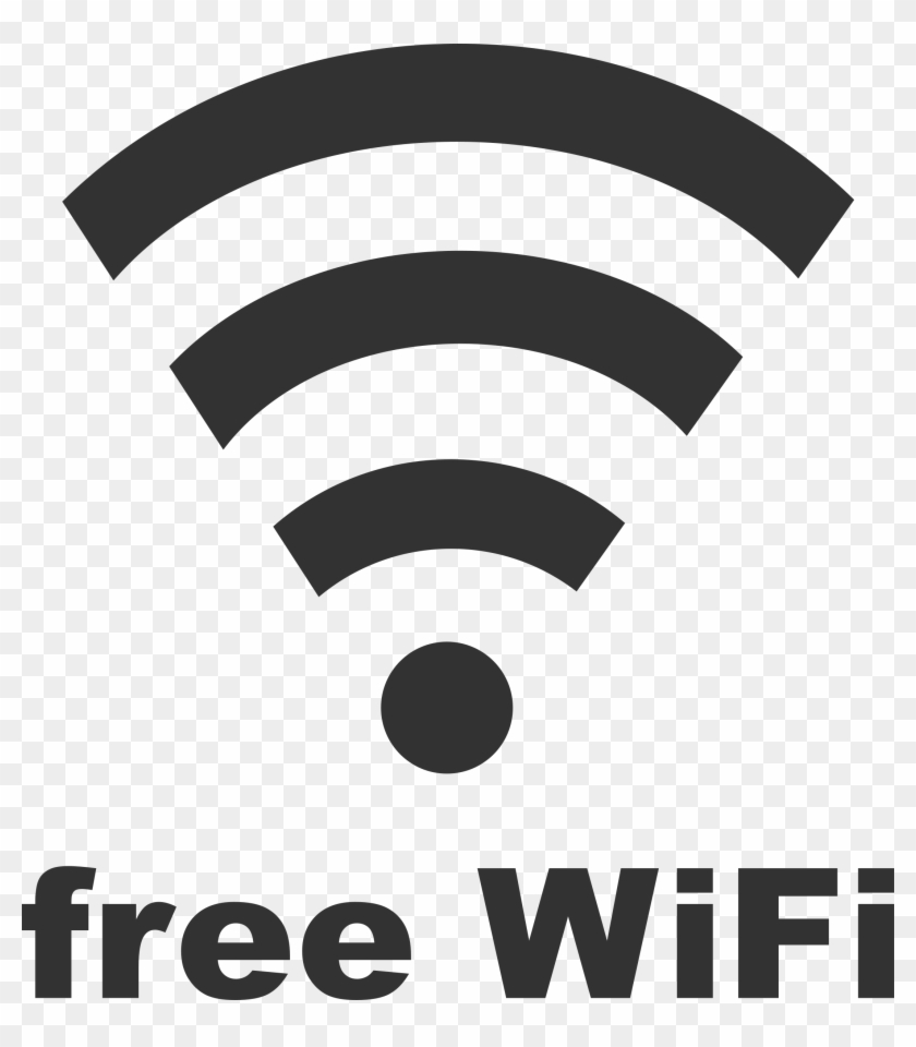Clipart - Free Wifi Logo Vector #1078430