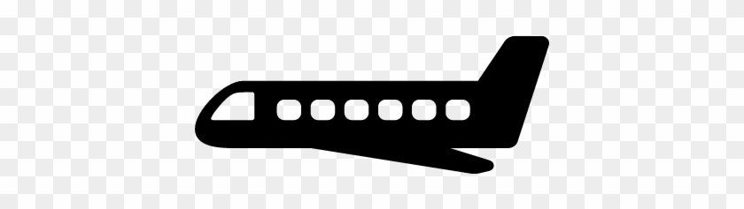 Plane Side View Vector - Plane Side Icon Png #1078460