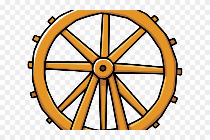 Wheel Rim Clipart Water Wheel - Clip Art #1078585