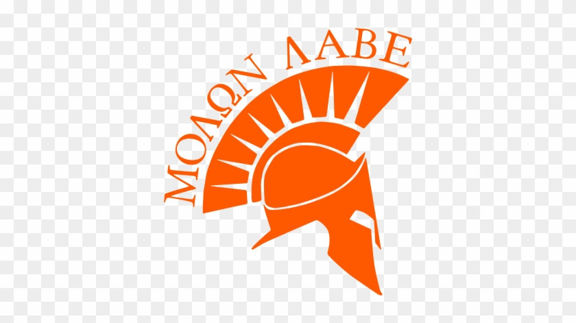 Molon Labe Come And Take Them Spartan Helmet Vinyl - Cgf Designs 2x Molon Labe Come And Take Them Black #1078620