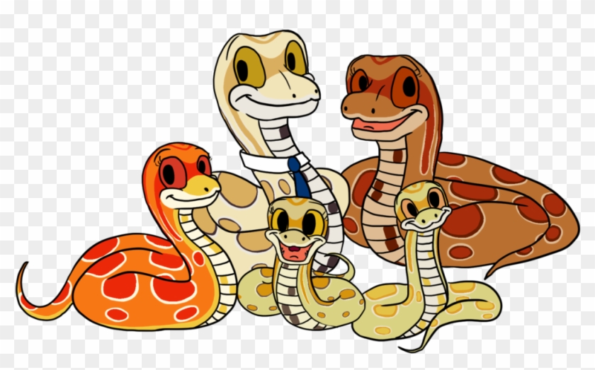 Snake Family By Allissajoanne4 - Snake Family Clipart #1078668