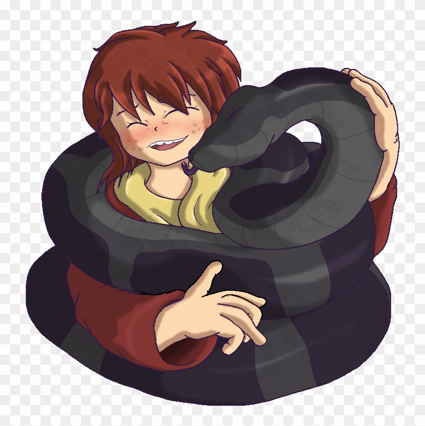 Hazel By Phantomgline - Snake Snuggles On Deviantart #1078707