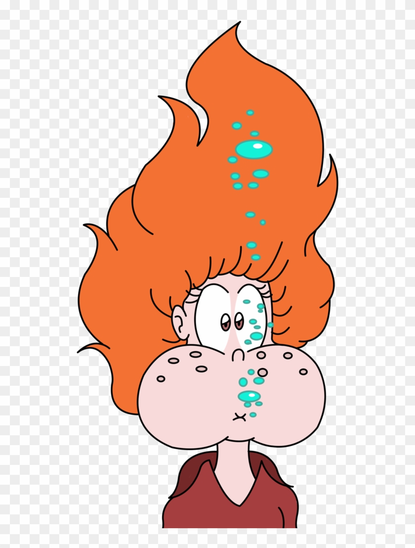 Freckles Puffy Girl Underwater By Akira-devilman666 - Cartoon #1078754