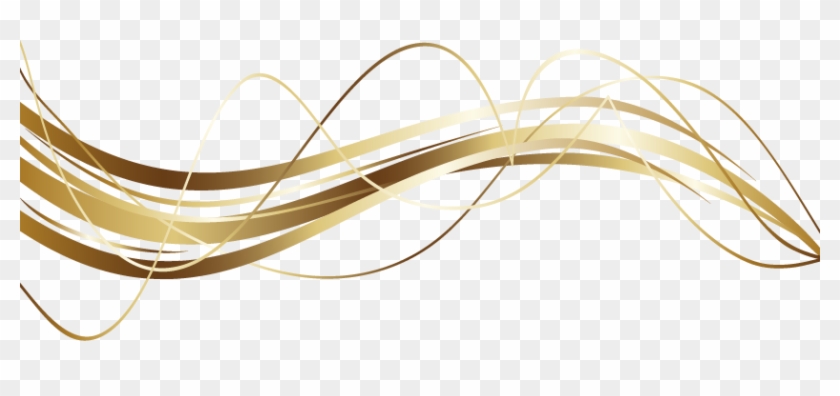 Adobe Illustrator Clip Art - Gold Ribbon Png #1078826