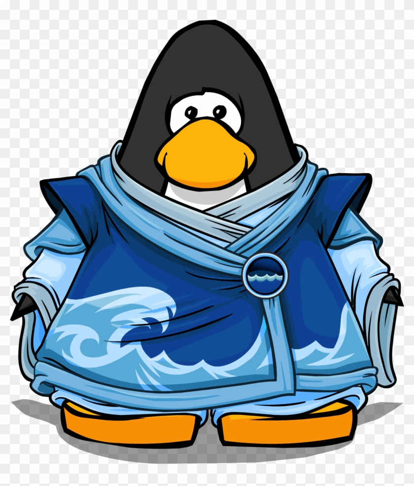 Waterfall Coat Pc - Club Penguin #1079009