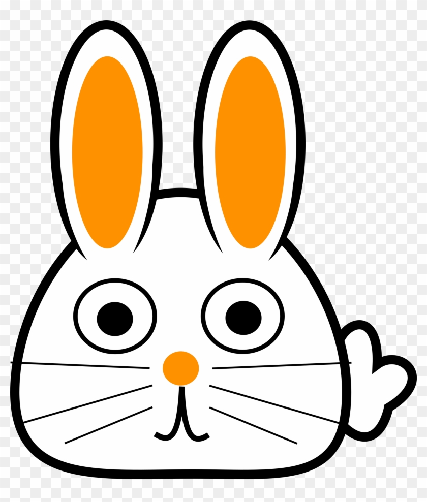 Bunny Front Orange - Cute Bernie Bunny Mug #1079053