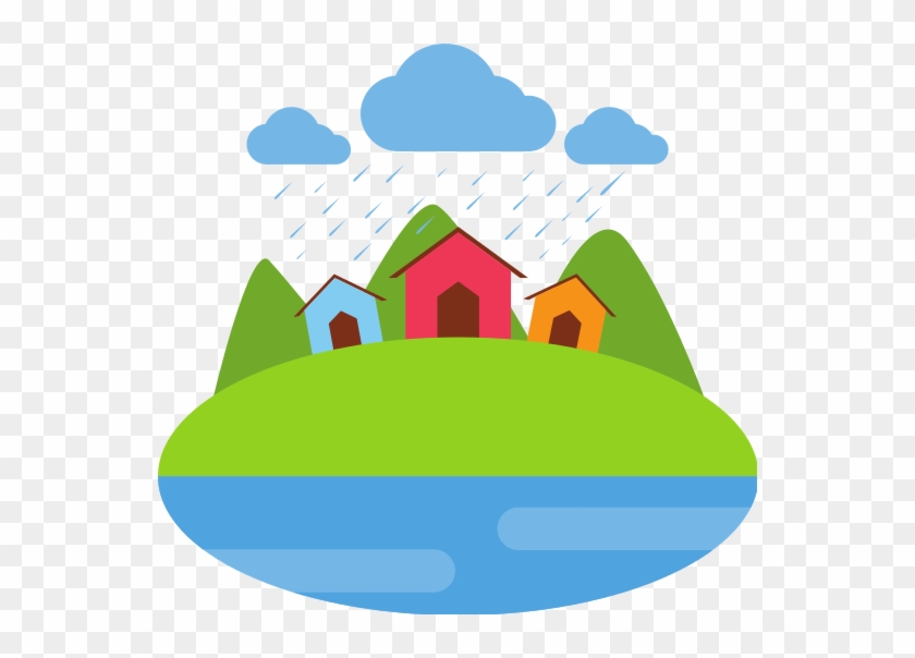 Huts In Monsoon Season - Monsoon #1079342