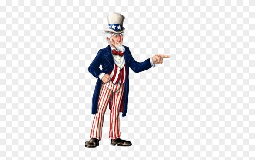 Uncle Sam Clipart Transparent - Uncle Sam Full Body #1079376