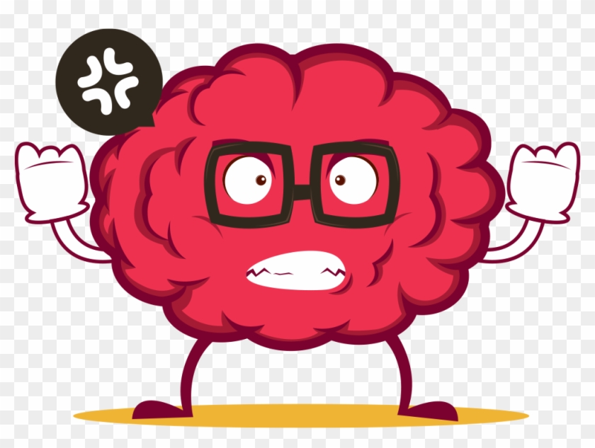 Brain Emoji Stickers Messages Sticker-2 - Brain Emoji Transparent Sticker #1079525