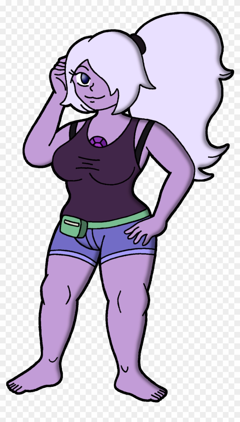 Polishedbrain Fan Art - Steven Universe Beach Amethyst #1079563