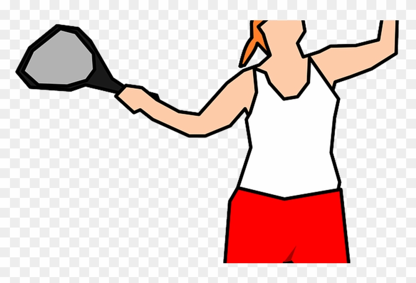 Tennis Player Clip Art - Tennis Player Clip Art #1079580