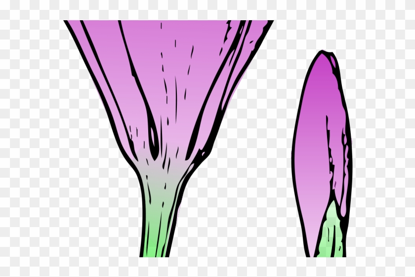 Bud Clipart Clip Art - Crocus Flower #1079582