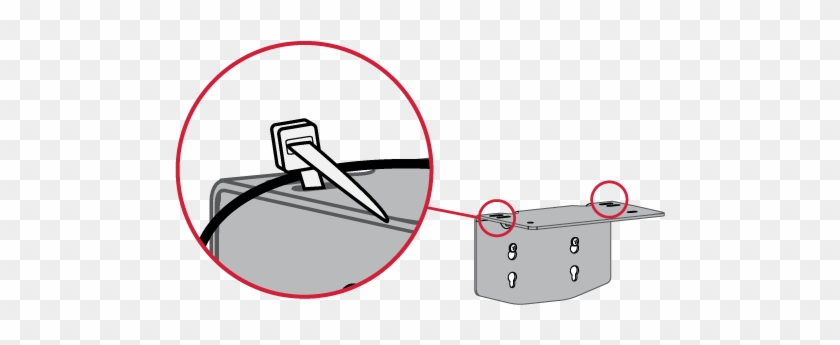 Improve Cable Management Using The Cable Tie Holes - Cartoon Bowling Ball #1079766