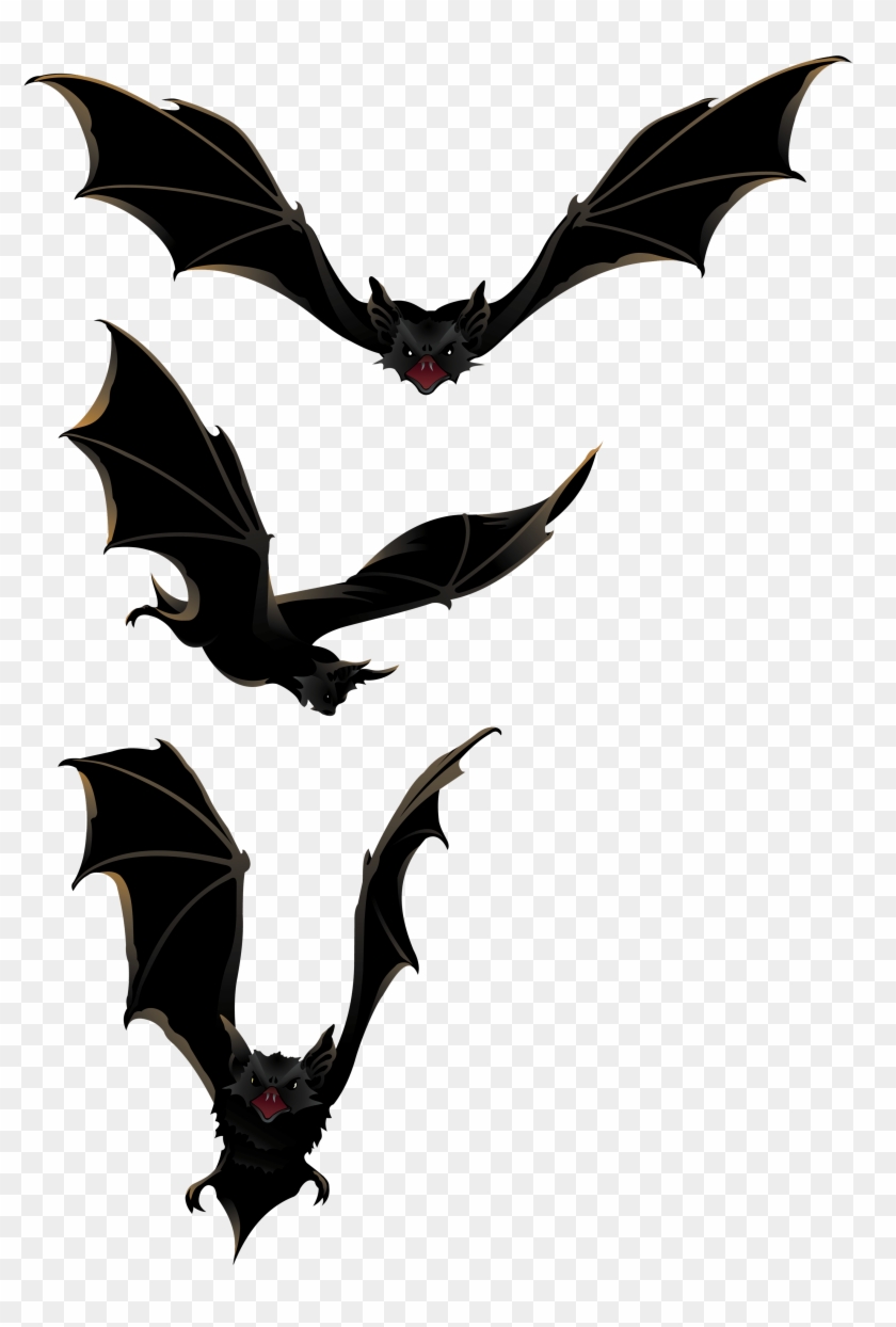 Halloween Black Bat Clipart - Bats Clipart #1079824