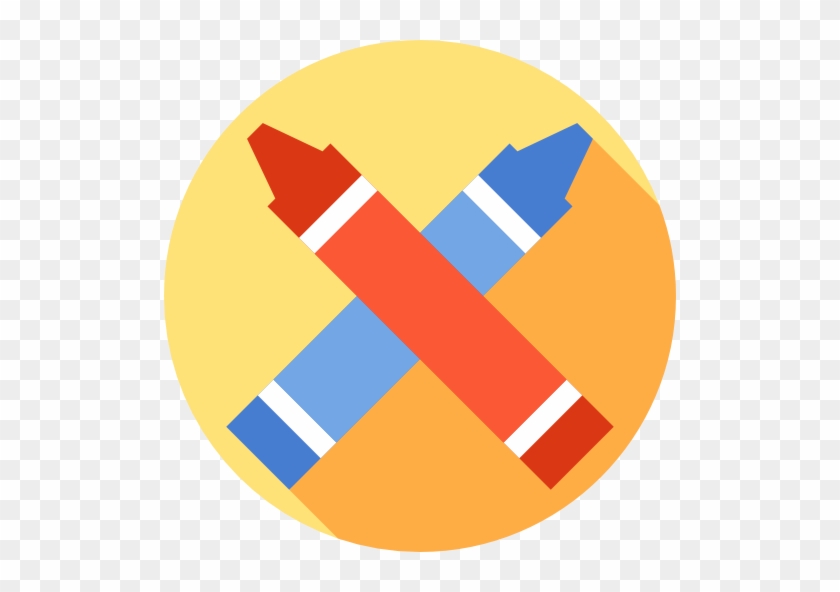 Crayons Free Icon - Write Education Icon #1079838