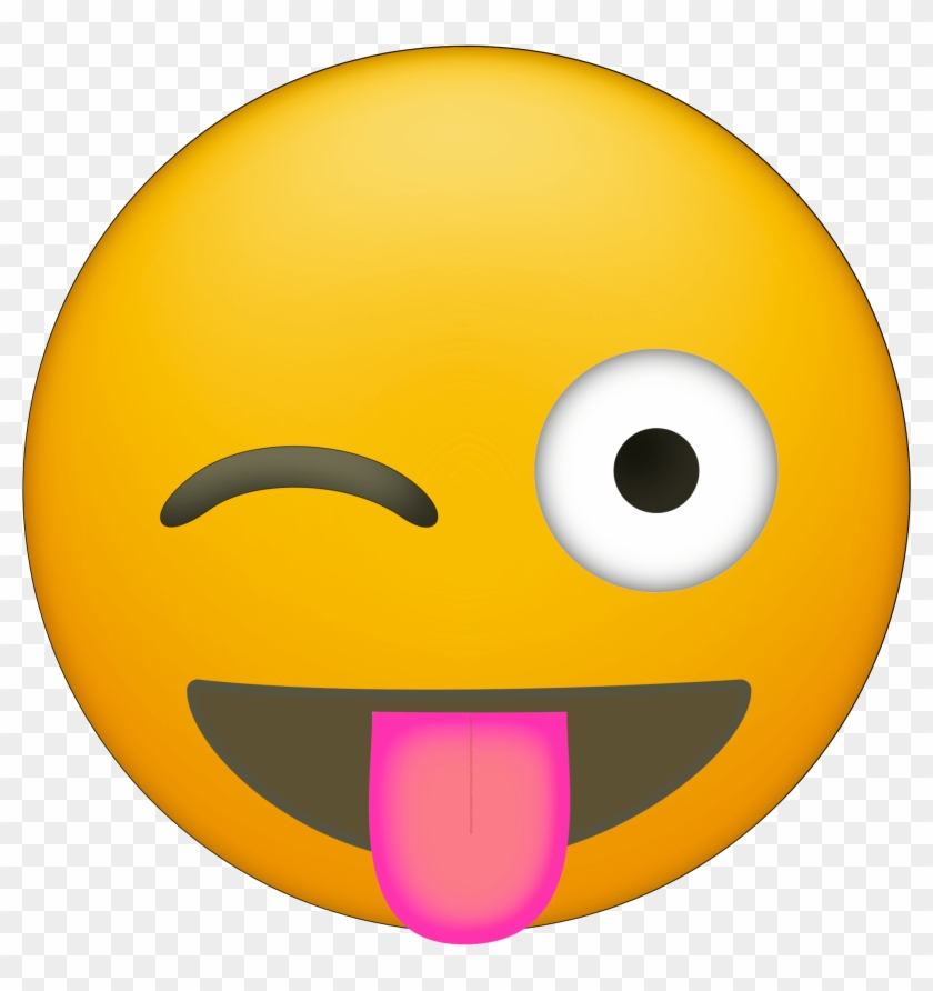 Winky Tongue Emoji Pinterest Emoji Winky Emoji With Tongue Out