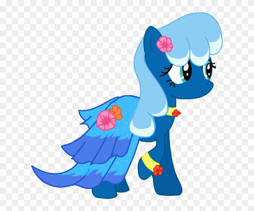 Sea Foam Dress [point Commission] By Theshysky - Cartoon #1079892